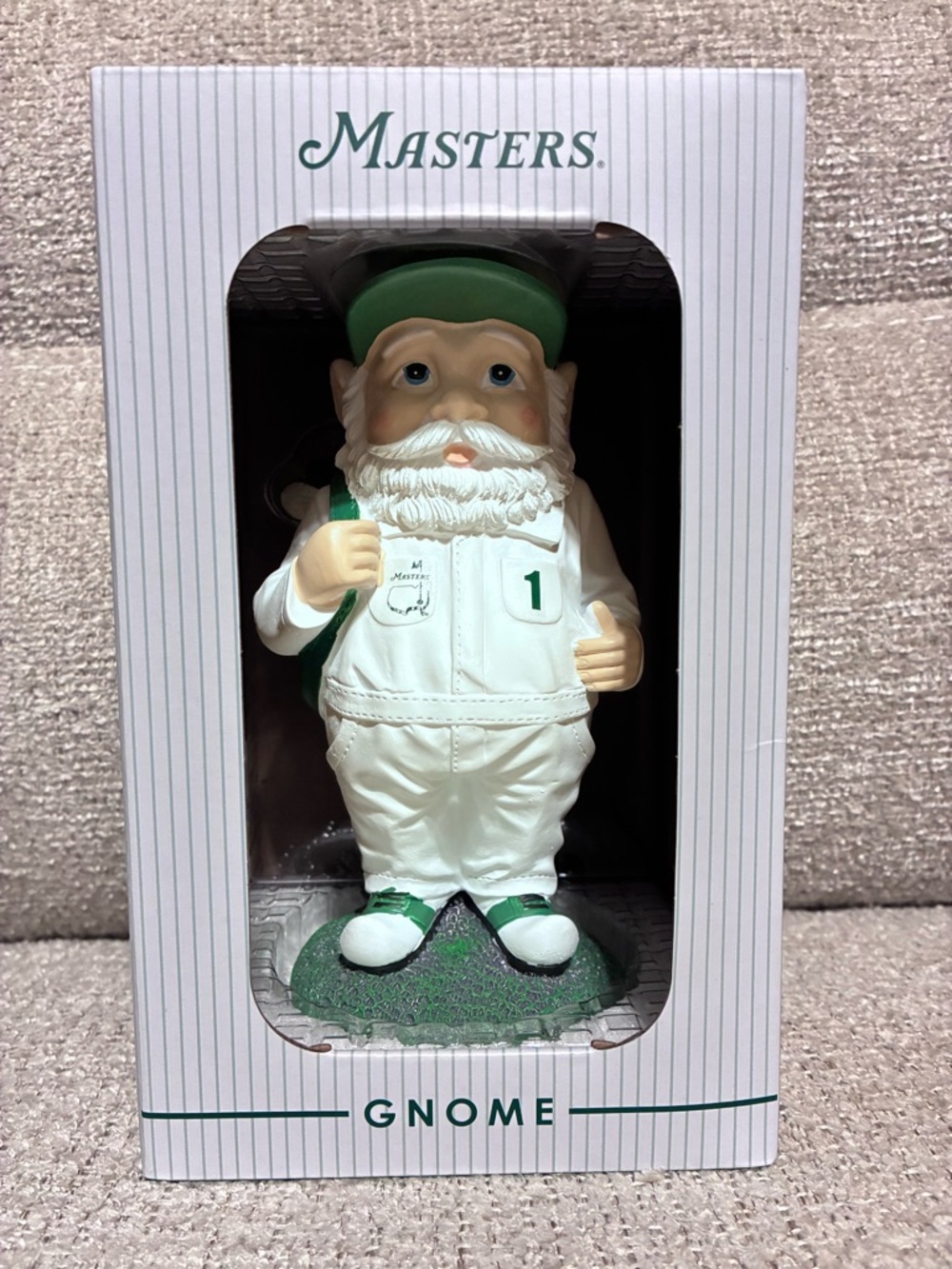 Augusta Masters Gnome mini Green&White. NIB. Purchased at Augusta Nationals 2026